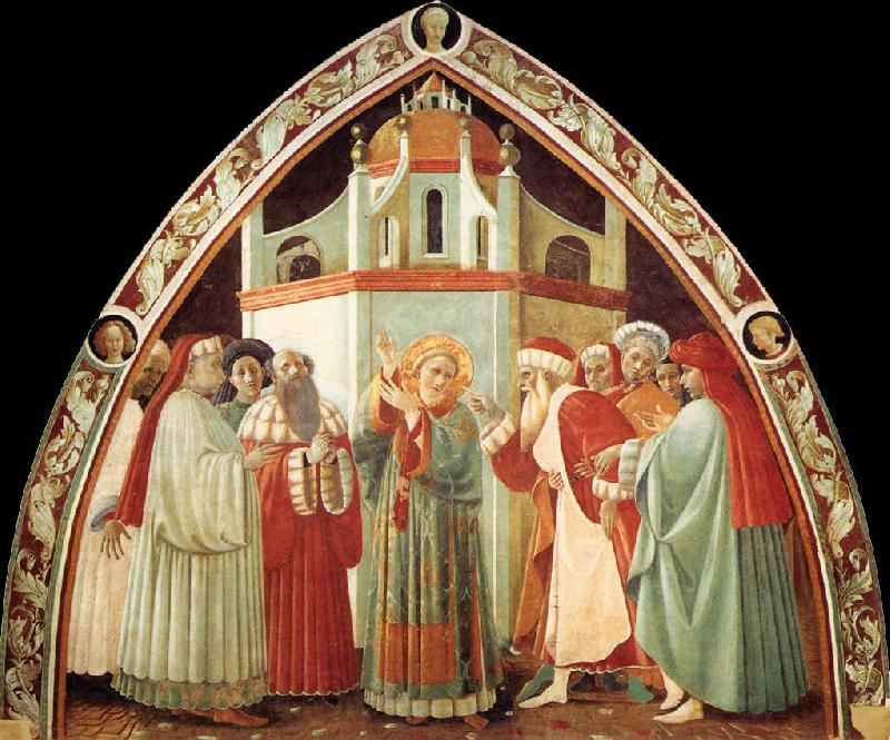 UCCELLO, Paolo Disputation of St Stephen Spain oil painting art